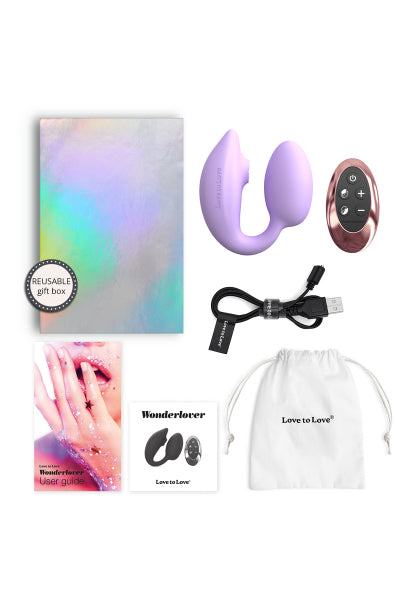 Doble estimulador Wonderlover morado - Love to Love