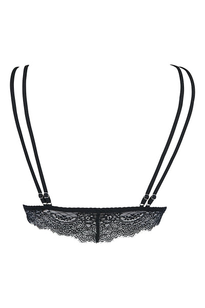 Sujetador bralette negro V-10091 - Axami