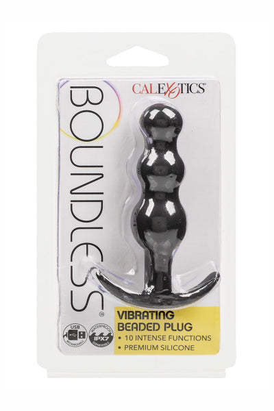 Tapón anal vibrador con perlas - Calexotics