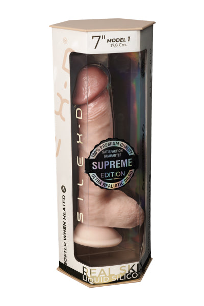 Gode Real Skin Supreme Model 1 flesh 17,8 cm - SilexD - Eveil Secret