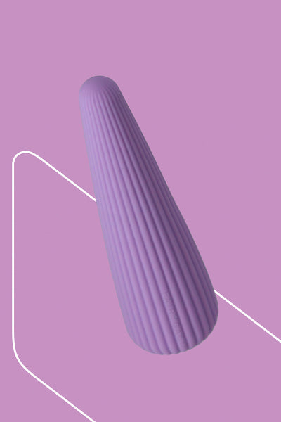 Vibrador recargable IcyCone morado - FairyGasm