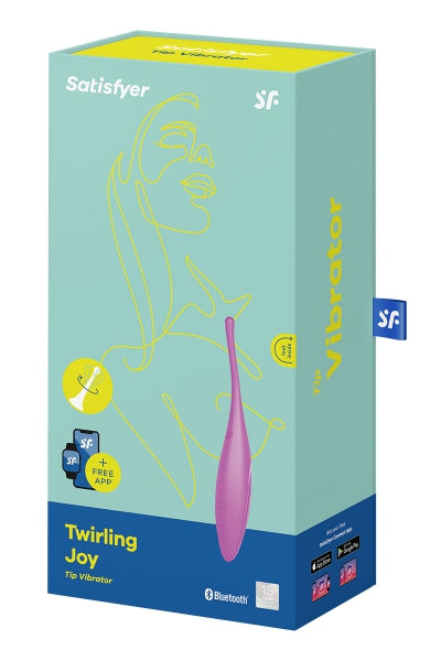 Estimulador conectado Twirling Joy fucsia - Satisfyer