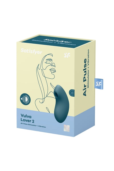 Doble estimulador Vulva Lover 2 azul - Satisfyer