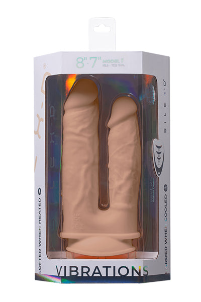 Vibrador de doble penetración 19,5 y 17,5 cm - SilexD