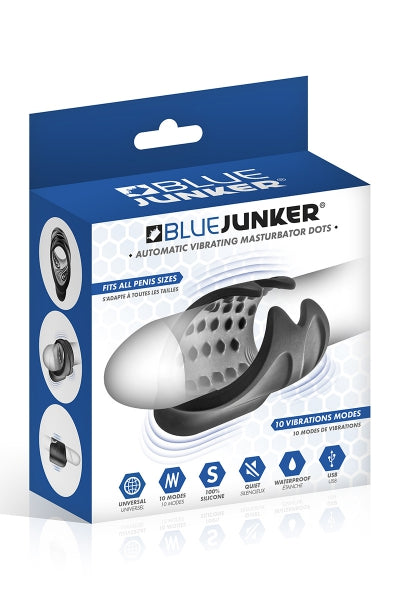 Masturbador vibrador automático con protuberancias - Blue Junker