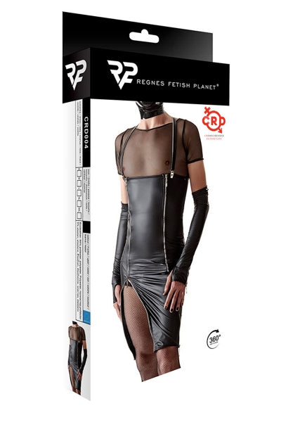 Vestido con cremallera y tirantes extraíbles - Regnes