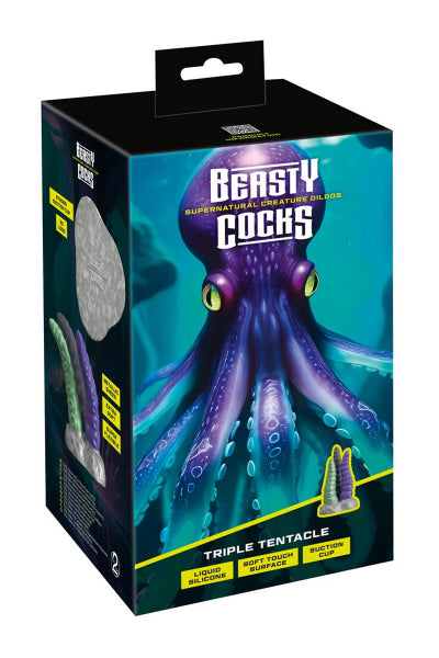 Gode Triple Tentáculo - Penes Bestiales
