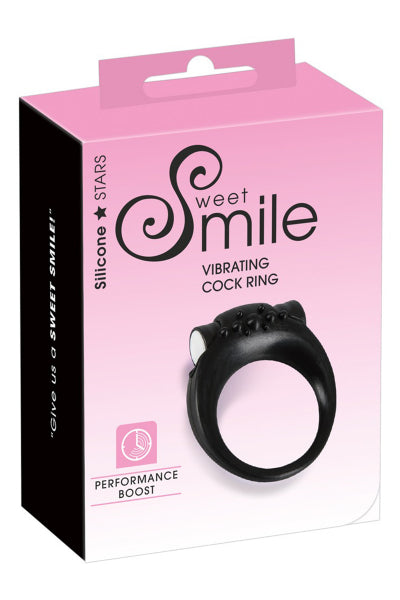Anillo vibrador de silicona para el pene - Sweet Smile