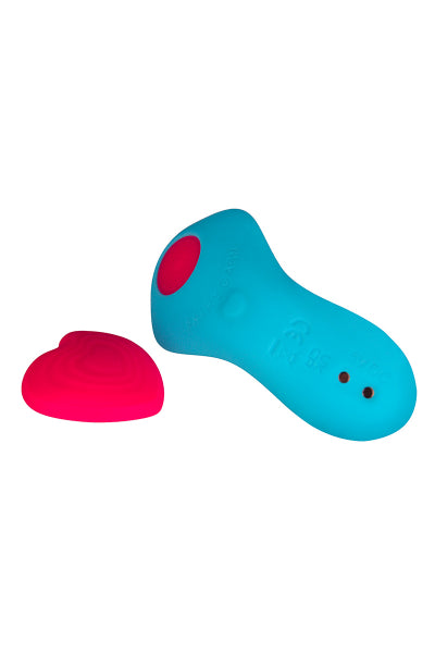 Bragas estimuladoras con mando a distancia HeartGem azules - FairyGasm
