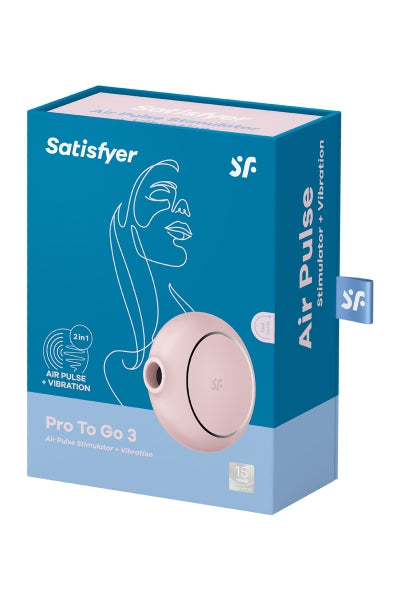Estimulador Satisfyer Pro To Go 3 rosa