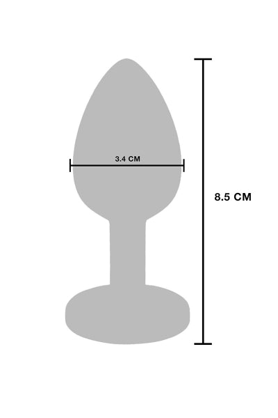 Plug vibrador metálico The Glider M