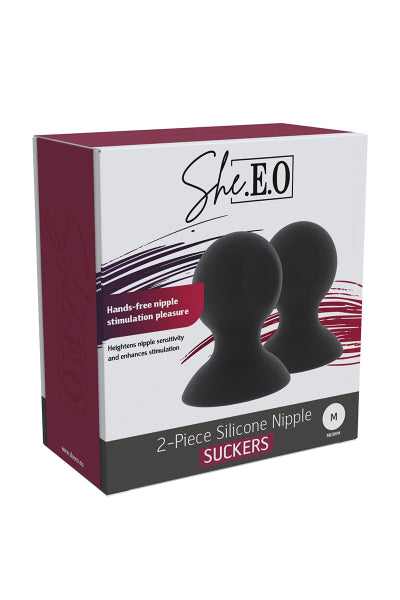 Pezoneras de silicona talla M - She.E.O