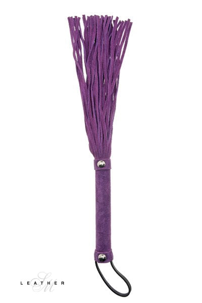 Martinet de cuero violeta