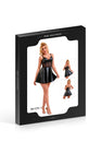 Paris Hollywood Robe Wetlook — Robe sexy et string assorti