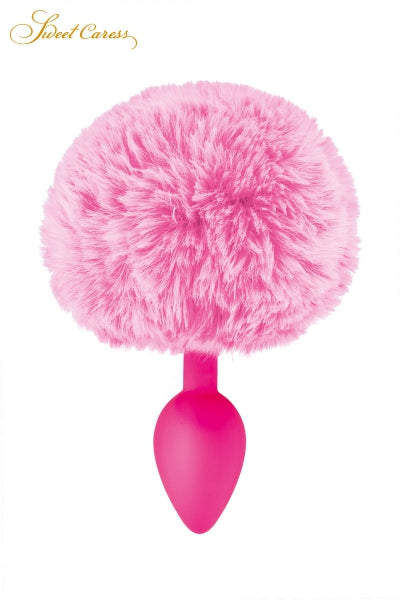 Plug queue de lapin - rose - Eveil Secret