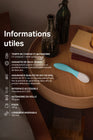 LELO MONA™ Twist — Stimulateur Point G connecté bleu