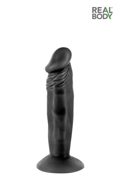 Real Zack vibrador realista de 16 cm - Negro