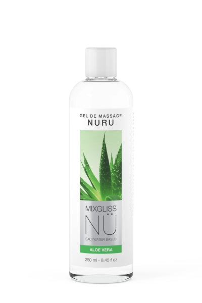 Gel de masaje Nuru con aloe vera Mixgliss - 250 ml