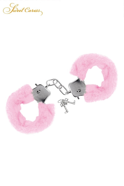 Menottes de poignets rose - Sweet Caress - Eveil Secret