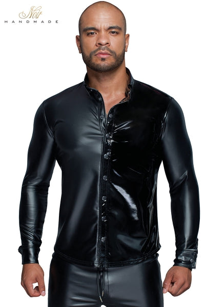 Camisa wetlook y vinilo H064