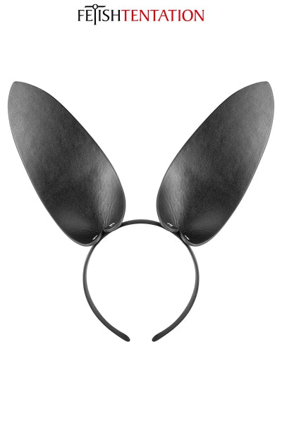 Orejas de conejo de imitación de cuero - Fetish Tentation
