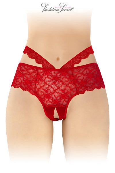 Bragas abiertas rojas Marie - Fashion Secret