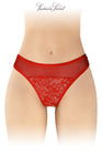 Tanga rouge ouvert Ava - Fashion Secret