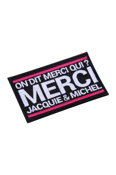 Parche rectangular Jacquie y Michel