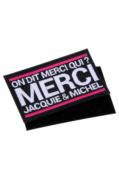 Parche rectangular de velcro Jacquie y Michel