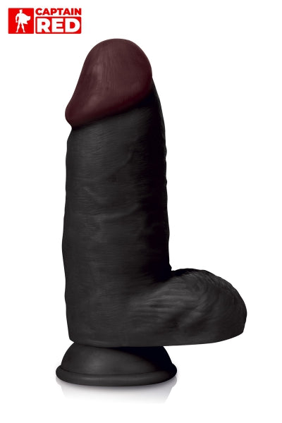 Gode XXL Colossus Negro 26 x 7,5 cm - Captain Red