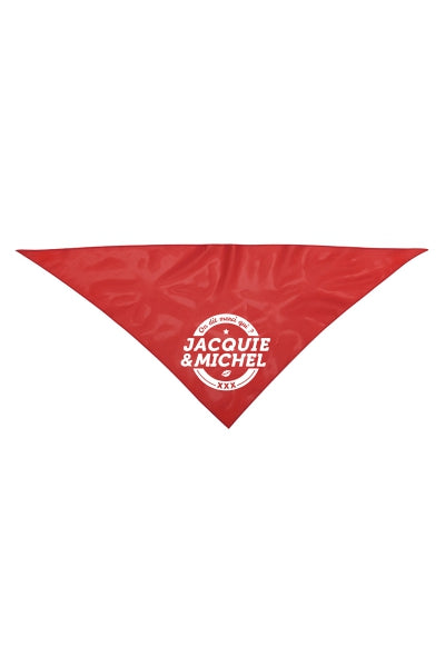 Bandana rojo Jacquie & Michel