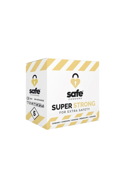 5 condones Safe Super Strong