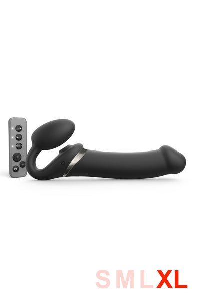 Arnés vibrador múltiorgasmo negro XL