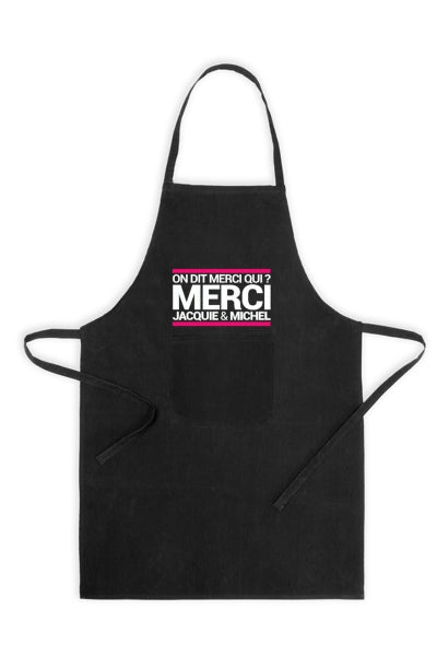 Tablier JM - On dit merci qui