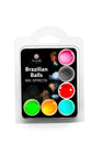 6 Brazilian balls avec effets différents