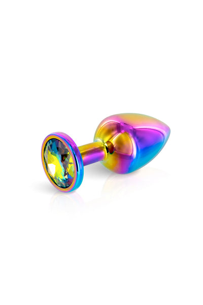 Plug bijou arc-en-ciel M - Litolu - Eveil Secret