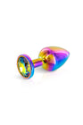 Plug bijou arc-en-ciel M - Litolu - Eveil Secret