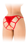 Culotte ouverte Zoé rouge - Fashion Secret