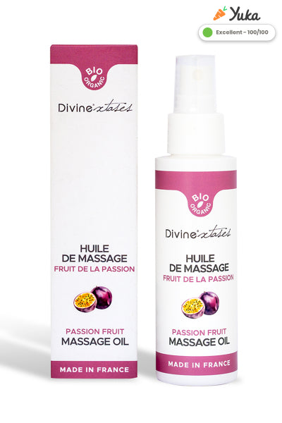Huile de massage gourmande BIO Fruit de la passion