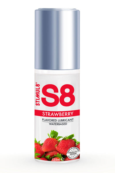 Lubricante S8 con aroma a fresa 125ml