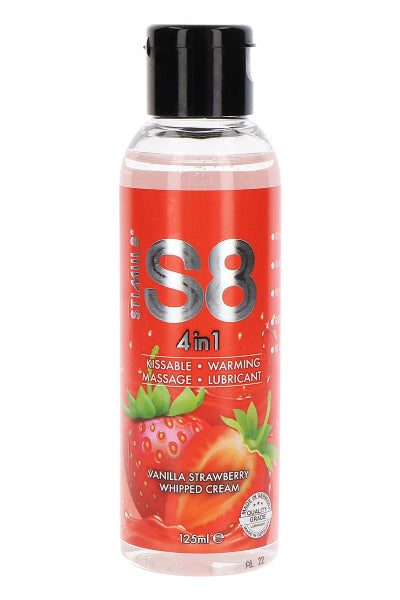 Lubrifiant S8 4 en 1 gout fraise 125ml - Eveil Secret