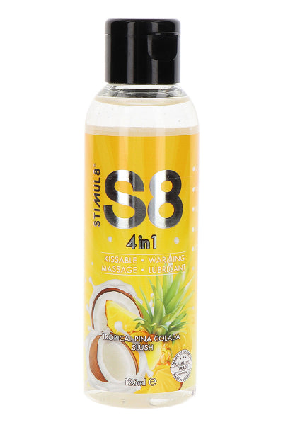 Lubrifiant S8 4 en 1 gout Tropical Pina Colada 125ml - Eveil Secret