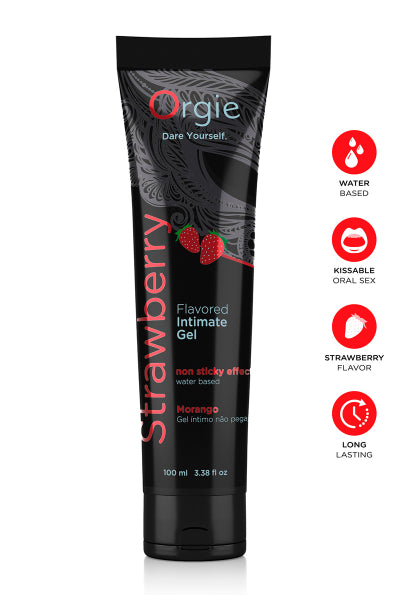 Lubrifiant eau Lube Tube fraise 100ml