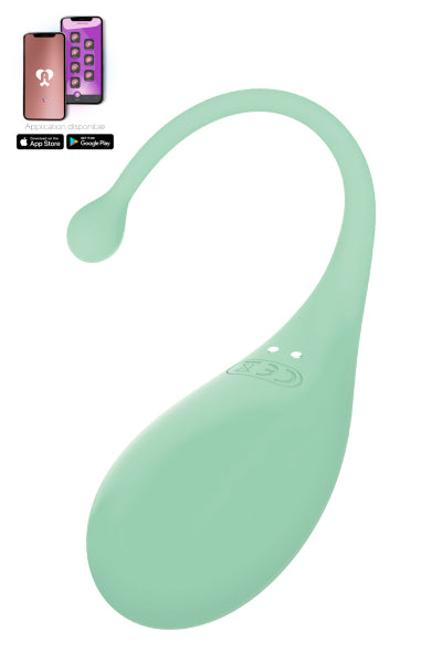 Huevo vibrador conectado Palpitación verde - Adrien Lastic