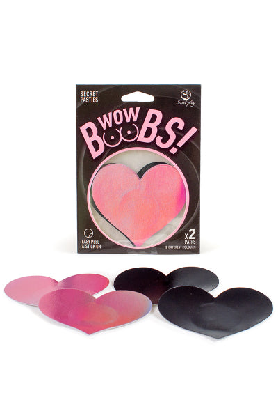 Cubrepezones corazón Wow Boobs - Secret Play