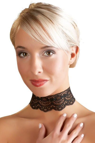 Collier sexy en dentelle - Cotelli Accessoires - Eveil Secret