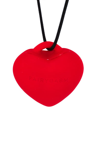 Stimulateur pendentif PleasureStone rouge - FairyGasm