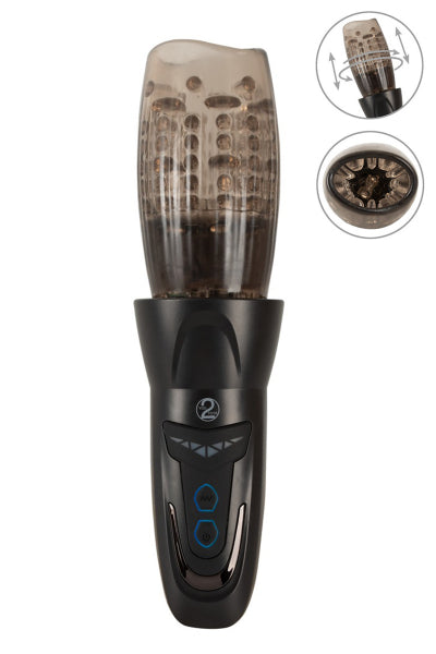 Masturbateur vibrant rotatif et va-et-vient - You2toys - Eveil Secret