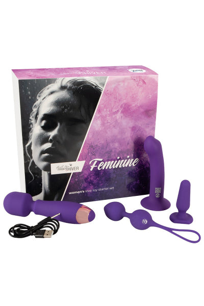 cofre de 4 juguetes sexuales para mujer - Magic Shiver
