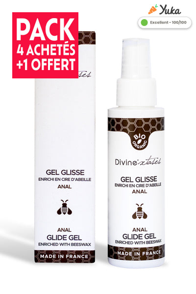 Pack 4 + 1 offert : Lubrifiant Anal - Divinextases